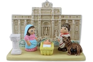 Proposte Religiose Belén del Mundo de Cerámica de Colección Pintado a Mano (Fontana Trevi Roma)