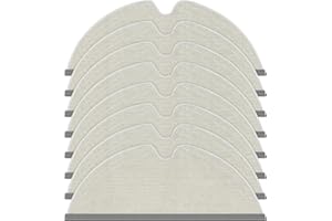 ISINLIVE Juego de 8 toallitas de repuesto Q7 para Xiaomi Roborock S5 S50 S51 S55 S5 MAX S6 S6 Max S6 MAXV S6 Pure,Q7/Q7+/Q7 MAX /Q7 MAX+ y Serie E Aspiradora,Mopp Cloth Toallitas para fregona Accesorios