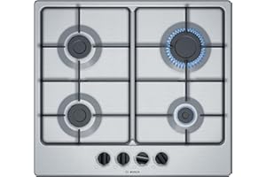 Bosch Elettrodomestici PGP6B5B85 Cuisinière à Gaz Série 4 Inox 60 cm