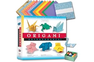 Origami Extravaganza! Folding Paper, a Book, and a Box: Origami Kit Includes Origami Book, 38 Fun Projects and 162 Origami Papers: Great for Both Kids and Adults