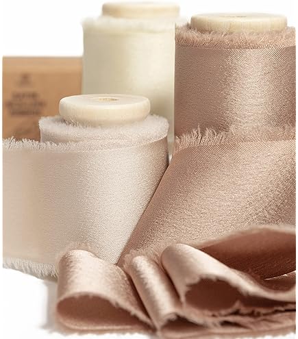 Ruban De Coton Vert Sauge Vitalizart 1,6 Cm X 19,2 M - 3 Rouleaux Pour Mariage Et Décoration