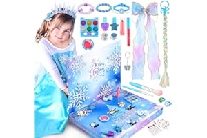 Gifitizi Girls' Gift Jewellery Set Countdown (Farbe) Gifitizi Festiveair Kinder Adventskalender 2024 Mädchen