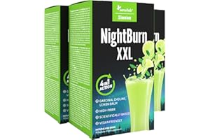 SLIMJOY NightBurn XXL bibita con Garcinia Cambogia, Cicoria e Colina con Vitamina C e B6 | Termogenico e ricco di fibre | 3x10 bustine | Sensilab