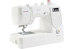 Janome M50 QDC Computerised Sewing Machine. Extra Wide Table Included & Bonus Pack