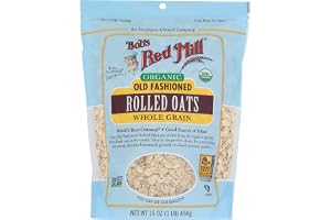 Bobs Red Mill Organic Oats Rolled Regular, 16 Ounce