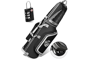 yamato Golf-Reisetasche Golftasche mit ABS-Hartschale, Golf-Reiseabdeckung für Golfschläger, Gepäck für Fluggesellschaften mit Rädern, tolles Golf-Geschenk für Golfer