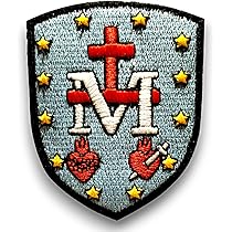 Ecusson Patch SAINT LOUIS (fils D'argent) Brodé - Ecusson ST Louis Avec Dos Scratch - Support à Coudre OFFERT - Made In France - Taille 8X6,4CM