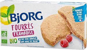 Bjorg Biscuits Fourres Aux Framboises Bio 175 G Amazon Fr Epicerie