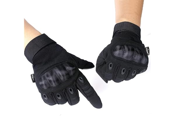 Unigear Gants Moto Homologué CE, Gants Scooter Unisexe Mi Saison Ecran Tactile Respirable pour Auto Moto, Vélo, Motocross, Camping, Randonné ou des Autres Activités en Plein Air
