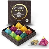 Creano Bio Organic Herbal Tea Infusion Tea Gift Set with 9 Pyramid Bags in 9 Assorted Varieties Caffeine Free *