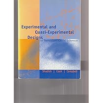 Buy Experimental and Quasi-Experimental Designs for Generalized