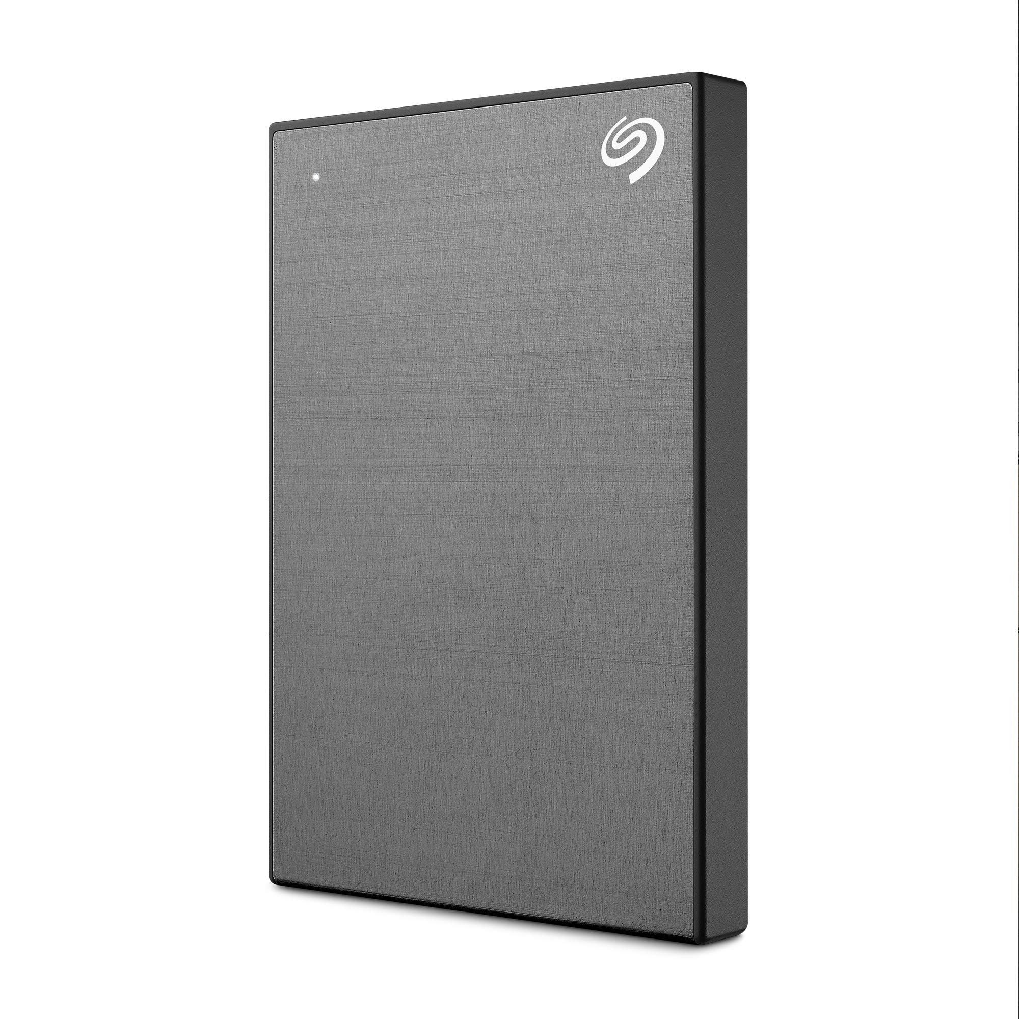 Seagate One Touch 1TB External HDD with Password Protection, USB, Space Gray, for Windows and Mac, with 3 yr Data Recovery Se