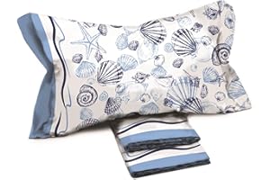 il dolce stile della tua casa set completo lenzuola cameretta per letto singolo 1 piazza puro cotone stampate fantasia (bali turchese)