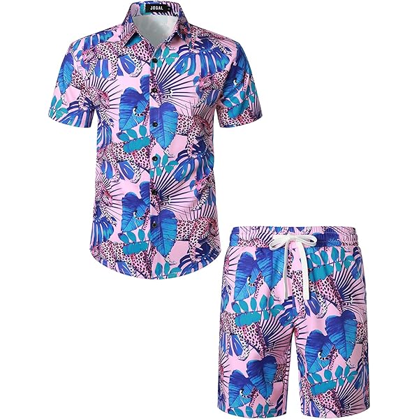 Korte mouwen mannen Blouse Giraf | Cloud9Ibiza