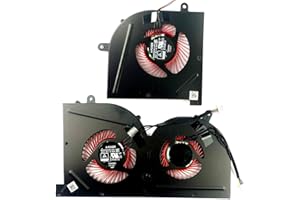 BESTPARTS CPU + GPU Cooling Fan for MSI GS63 GS63VR 6RF 6RF-001US 7RF 7RF-212UK GS73 GS73VR 6RF 6RF-005CA 7RF 7RE-004CN 7RG 7RG-026RU 7RG-039NL MS-16K2 MS-17B MS-17B1 BS5005HS-U2F1 BS5005HS-U2L1