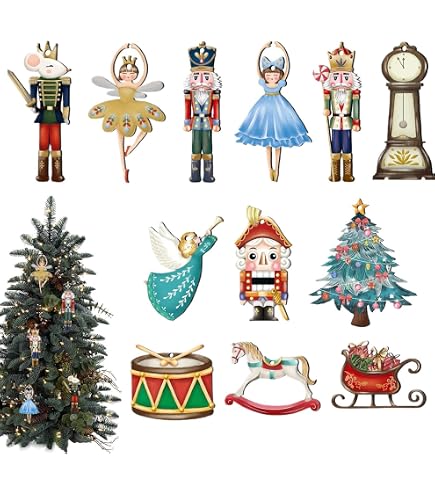 Train De Noël En Résine Marron Et Blanc à Prix