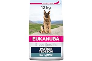 Eukanuba Breed Specific Alimento Secco per Pastori Tedeschi Adulti, Cibo per Cani Adattato in Modo Ottimale alla Razza 12 kg
