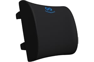 ‎EVERLASTING COMFORT Everlasting Comfort Rückenkissen – Lendenwirbelkissen für Auto, Büro & Zuhause – Lordosenstütze für Stuhl & Bürostuhl – Atmungsaktives Lendenkissen mit Verstellbaren Gurten