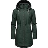 Ragwear Dakkota Womens Winter Coat Warm Parka Long Waterproof with Removable Hood XS - 6XL