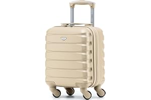 Flight Knight Leichte 4-Rad-abs-hartschalenkoffer Handgepack, Zugelassen Fur Uber 100 Fluggesellschaften, Einschließlich Easyjet & Maximale Große Fur Vueling & Wizz Air 40x30x20 cm