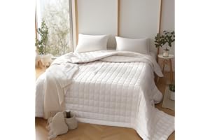 CLARA HOME MILANO CLARA HOME Copriletto Matrimoniale 2 Piazze Trapuntato Color Avorio, Coperta in Pregiato Raso Satin, Elegante e Semplice, Ideale Autunno Primavera, Made in Italy