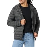 Amazon Essentials Men's Water-Repellent Packable Transition Jacket