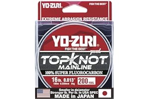 Yo-Zuri Topknot Mainline Natural Clear 200 Yards Fluorocarbon Fishing Line