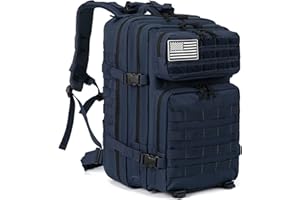 QT&QY 45L Militärischer taktischer Rucksack Bundeswehr Rucksäcke für Männer Molle Armee Angriff Tagesrucksack 3 Tage Bug Out Go Tasche Trekking Wanderrucksack