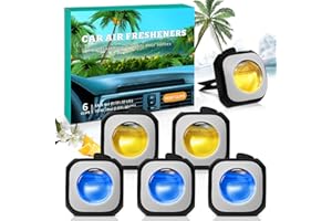 SCENTORINI Parfum Voiture, Diffuseur de Parfum Pour Voiture de Lin et Lavande Avec Clip d'Aération, Désodorisants Pour Auto, Parfum pour L'Intérieur, Elimine les Odeurs