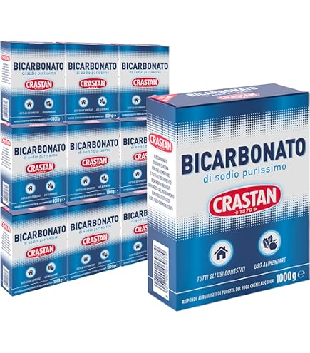 SPINTZ Bicarbonato Di Sodio Biologico 1000g - Confezione Sostenibile - Scadenza 2026