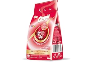 KAXILU Antybakteryjny Proszek do prania CLEVER COLOR Siła 3 Enzymów / 3 Detergentów