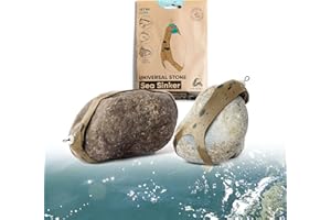 ‎FISHSTONE FISHSTONE’s Steinmontage für Norwegen, Island und Meer | Jet Kit Universal Stone Sea Sinker | Köderfisch, Naturköder, Meeresangeln, Norwegen | Angelgewicht, Alternative zum Angelblei