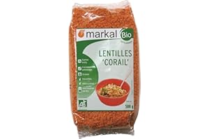 MARKAL Lentilles Corail 500G Turq Bio -