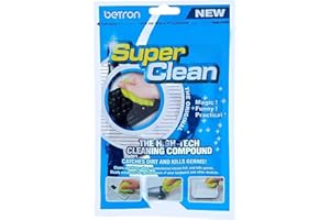 Betron Universal Cleaning Gel for Keyboards, Car Vents, Laptops & Home Electronics - Reusable Dust Remover Putty