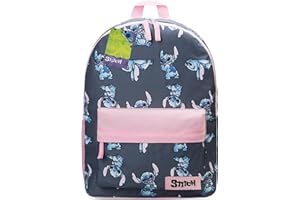 Disney Stitch Zaino Bambini Stitch Zainetto Scuola Elementar Zaino Scuola, Zaini Per Scuola Sport Viaggi