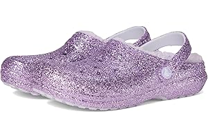 Crocs Classic Lined Chunky Glitter Clog K, Zuecos Unisex niños