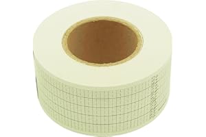 WINGOSTORE 30 Note Bianco Strisce di Music Box Refill Fogli Bianchi per Handcrank Music Box Movimento 25 Metri Intera Bundle