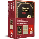 Distop&iacute;as maestras (pack con: 1984 de Orwell | Un mundo feliz de Huxley | Fahrenheit 451 de Bradbury) (Contempor&aacute;nea | Narrat