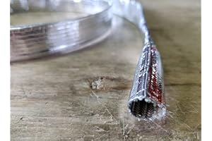 BALCONI PERFORMANCE ® Guaina per protezione tubi e cavi ignifuga in tessuto e alluminio riflettente, anti calore, per alte temperature (Diametro Interno 10mm)