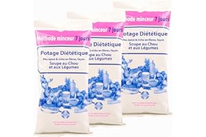 ANNE DELONA – ANNEDELONA Anne Delona soupe aux choux brûle graisses méthode minceur 7 jours x 3 sachets recharges pour 21 jours de cure