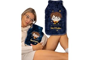 ‎SOXO Wizarding World Harry Potter Wärmflasche Mit Bezug Geschenk Für Frauen Männer Geschenke Lustig Wärmeflasche Harry Potter