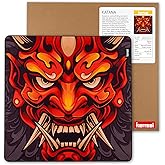 Kensei Katana 50x50 Cm 4 Mm Hybrid Gaming Oyuncu Mouse Pad XL (Red Oni)