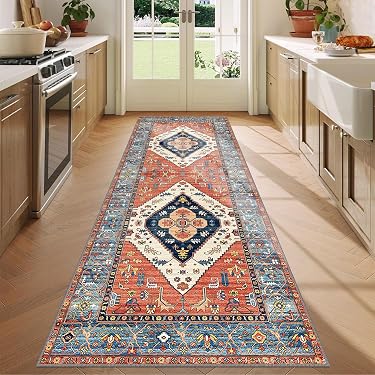 Siunwdiy Tappeto Corridoio ingresso interno grigio beige,Tappeto Passatoia Cucina 140X460CM Antiscivolo Astratto,Microfibra Tappeti Runner per Corridoio Bagno Salotto Scendiletto Tappeti Runner