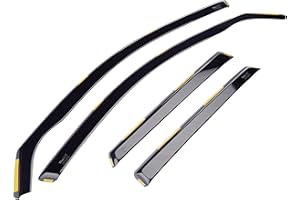HEKO-10208 anteriore posteriore Deflector de Aire si adatta Alle Auto Audi A4 5dr 2002-2009 5-Porta Station Wagon (4 Pieza)