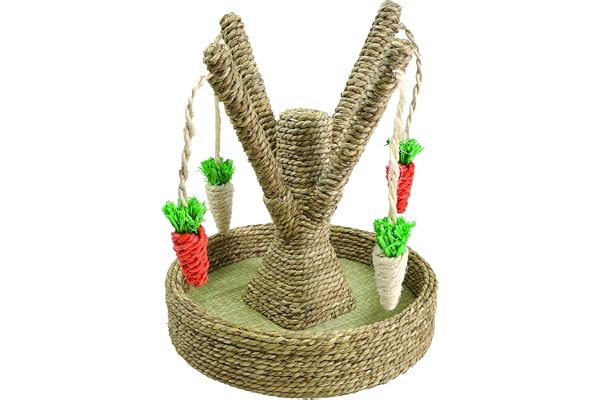 Rosewood Boredom Breaker Arbre Ludique pour Lapins et Jouet d'Activité pour Petits Animaux