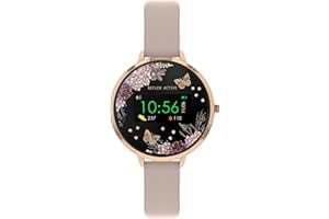 Reflex Active Serie 03 Damen Smartwatch in der Farbe rosé, Armband aus Lederimitat, Durchmesser: 38mm, Wasserdichtigkeit: 1 ATM/10 Meter, RA03-2014