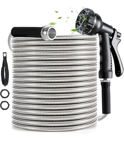 Utilit&agrave; Tubo Da Giardino In Acciaio Inox Per Giardini E Irrigazione