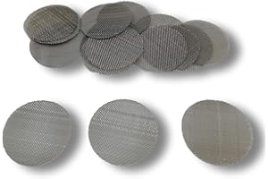 EKNA Lot de 200 tamis à pipe - 20 mm - Tamis en acier fin - Passoire pour pipe - Passoire pour pipe - 200 pièces