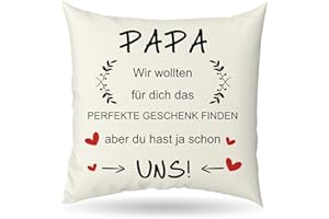 JoyrnalK Vätertagsgeschenk Papa Geschenk Vätertag Papa Geschenk Geburtstag Geburtstagsgeschenk Für Papas Geschenke Für Papas Vater Geschenke Weihnachten Kissenbezug Vatertagsgeschenk Stiefväter