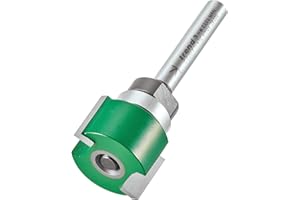 Trend CraftPro Two Flute Intumescent Recessing Router Cutter Bit, 1/4 Inch Shank, 24mm Cut Diameter & 15mm Cut Length, Tungsten Carbide Tipped, C220X1/4TC